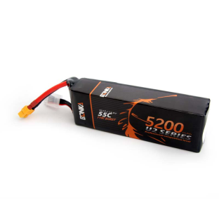 BONKA 5200mAh 55C 4S LiPo Battery for RC Helicopter